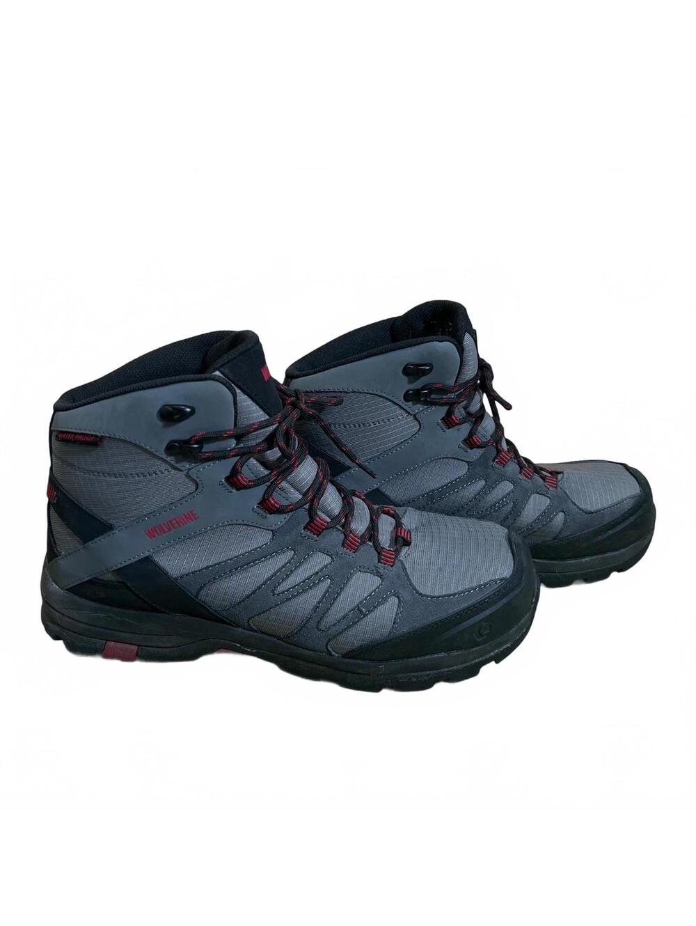 Wolverine Fletcher Mid CarbonMax Mens Gray Waterproof Work and Hiking Boots